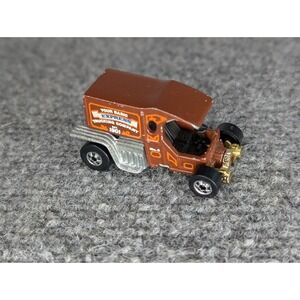 Vintage 1976 Hot Wheels T-Totaller Basic Express Brown Gold Hong Kong